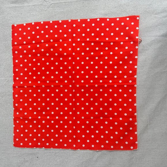 Vintage Accessories - Vintage 50's  Ray Strauss all Polyester Rockabilly mid century scarf polka dot